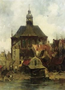 Gezicht Op De Oosterkerk by Hobbe Smith