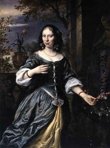 Portrait of Margaretha Tulp 1655 by Govert Teunisz. Flinck