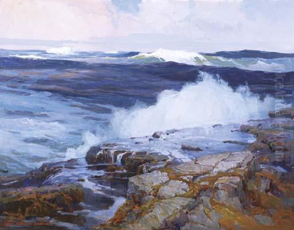 Rough Seas And Rocks (la Jolla Cove) - view 1