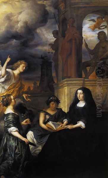 Hope Comes to Amalia van Solms at the Tomb of Frederik Hendrik 1654 - view 1