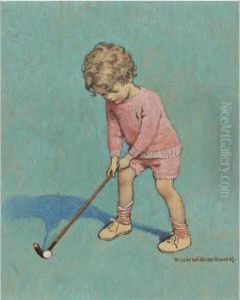 Thegolfer by Jessie Wilcox-Smith
