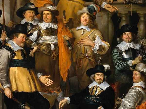 The Company of Cpt. Aelbert Bas and Lt. Lucas Conijn [detail #] - view 1