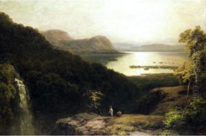 Sunset Landscape With Figures