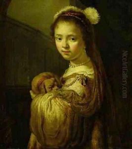 Picture of a Young Girl by Govert Teunisz. Flinck