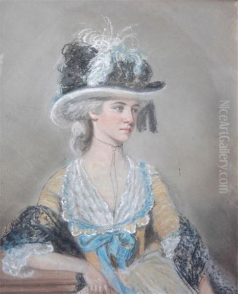 Seated Portrait Of Ms. Hannah Groome, The Artists Wife - view 1