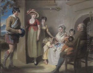 The Cotter's Saturday Night: 
'but Hark A Tap Comes Gently To The Door, Jenny Who Kens The Meaning Of 
The Same....'