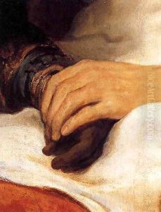 Isaac Blessing Jacob (detail)