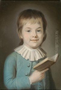 A Portrait Of Henry Dawkins Reading A Book by John Raphael Smith