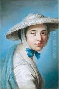 Portrait Of A Lady, A Member Of The Throckmorton Family - After William Hoare, R.a.
