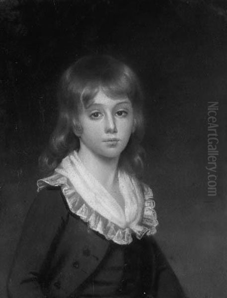 Portrait Of A Gentleman,
Half-length, Wearing A Blue Coat; And A Portrait Of A Young Boy,
Half-length, Wearing A Blue Suit - view 1