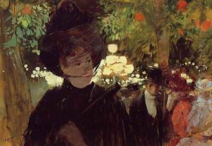 The Jardin De Paris by Jean-Louis Forain