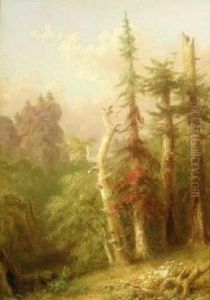 In The Notch, New Hampshire by William Russell Smith