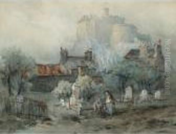 Gentlemen In Graveyard, Below Ediburge - view 1