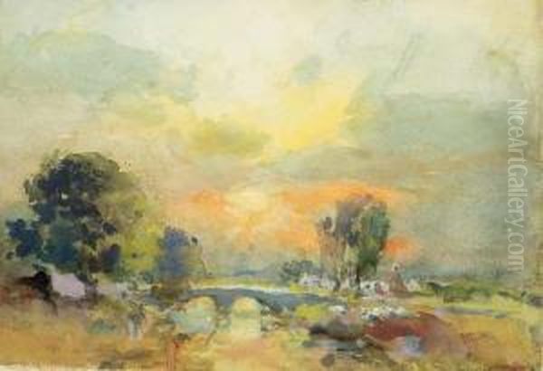 Summer Landscape. (landscape Sketch Verso). - view 1