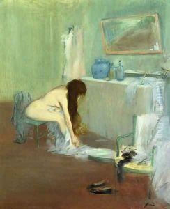 Woman At Her Toilette by Jean-Louis Forain