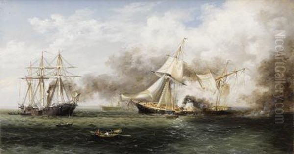 Sinking Of The Alabama - view 1