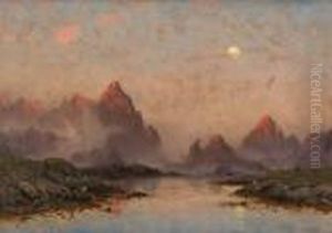 Landskap by Frithjof Smith-Hald