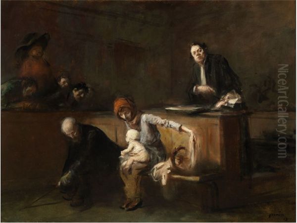 A Court Scene - view 1