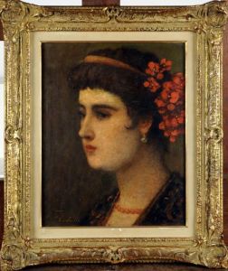 Femme A La Coiffe Fleurie Femme A La Coiffe Fleurie