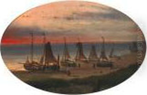 Flatboats On Thebeach - view 1
