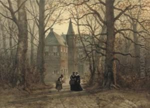 A Morning Stroll by Johan Gerard Smits