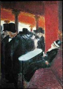 At the Folies Bergeres by Jean-Louis Forain