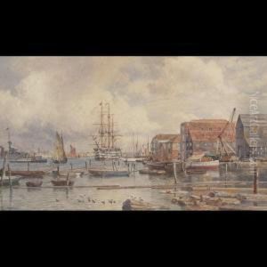 At The Quayside (portsmouth Harbour?) by Martin Snape