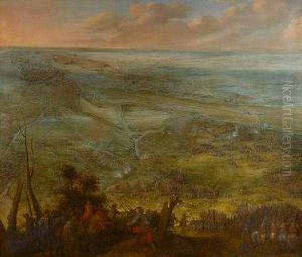 A Panoramic View Of The Siege Of Saint Omer - view 1