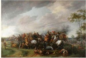 Choc De Cavalerie. by Pieter Snayers