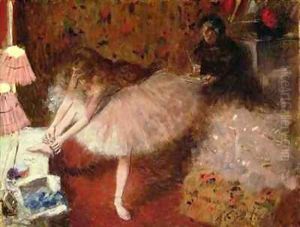 Dancer in her Dressing Room by Jean-Louis Forain