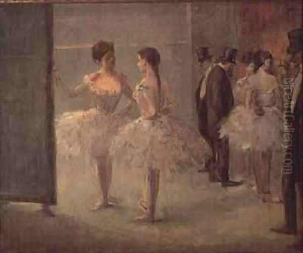Dancers in the Wings at the Opera - view 1
