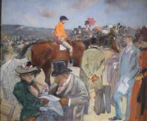The Horse Race by Jean-Louis Forain