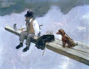 The Fisherman 2 by Jean-Louis Forain