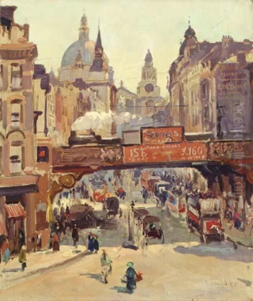 A Busy Street In London - view 1