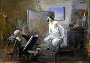 The painter with his model