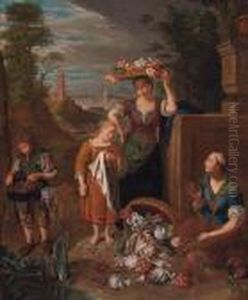 An Allegory Of The Month Of August by Pieter Snyers