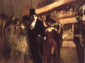 The Opera Stage by Jean-Louis Forain