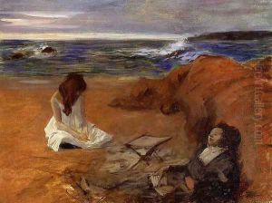 The Beach 1910-1914 by Jean-Louis Forain