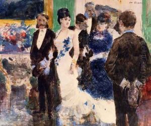 Parisian Soiree 1878 by Jean-Louis Forain