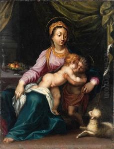 Madonna Con Bambino E San Giovannino Madonna Con Bambino E San Giovannino