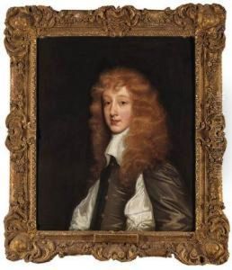 Portrait Of Philip Herbert, 7th 
Earl Of Pembroke, Half-length, In Agreen Doublet And White Shirt