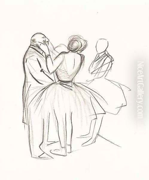 Deux danseuses, coulisses - view 1