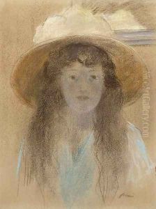 Fille avec un chapeau
