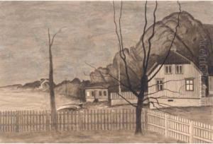 Fra Kjerringvik (from Kjerringvik) by Harald Oscar Sohlberg