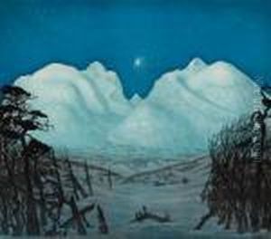 Vinternatt I Rondane 1917 1917 by Harald Oscar Sohlberg