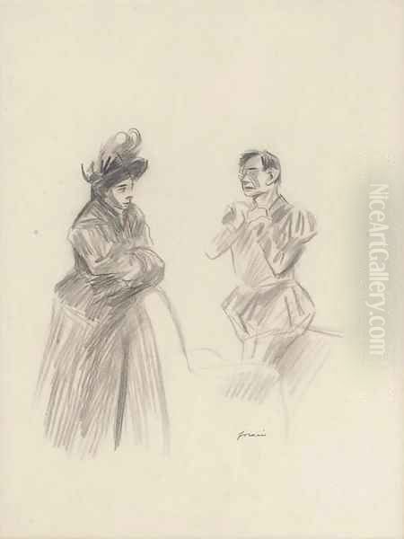 Conversation avant le bel costume - view 1