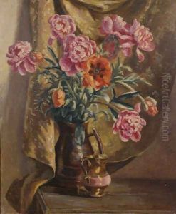 Peonies And Poppies by Roger Fry