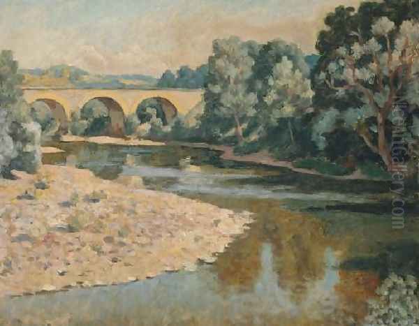 Bridge Over The Allier - view 1