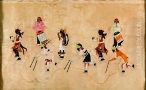 Danzantes Hopis by Jose Gutierrez Solana