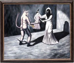 La Llorona. Oleo Sobre Tela. Firmado